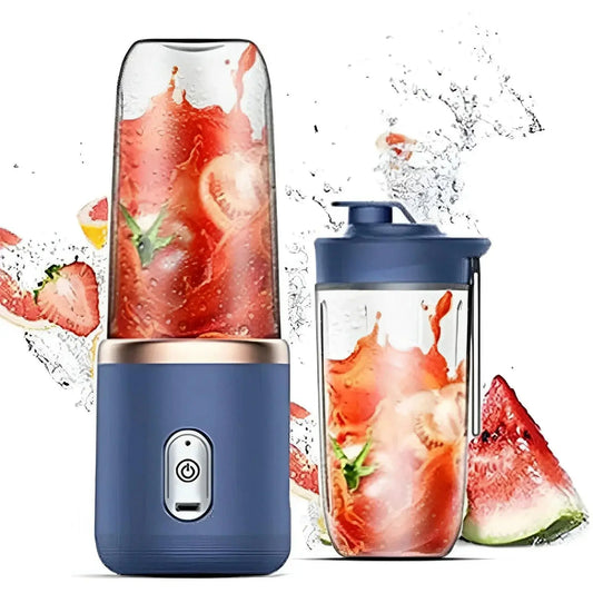 Effortless Smoothie Maker - Compact Electric Juicer with Stainless Steel Blades for Perfect Fruit Blending - Homavendi