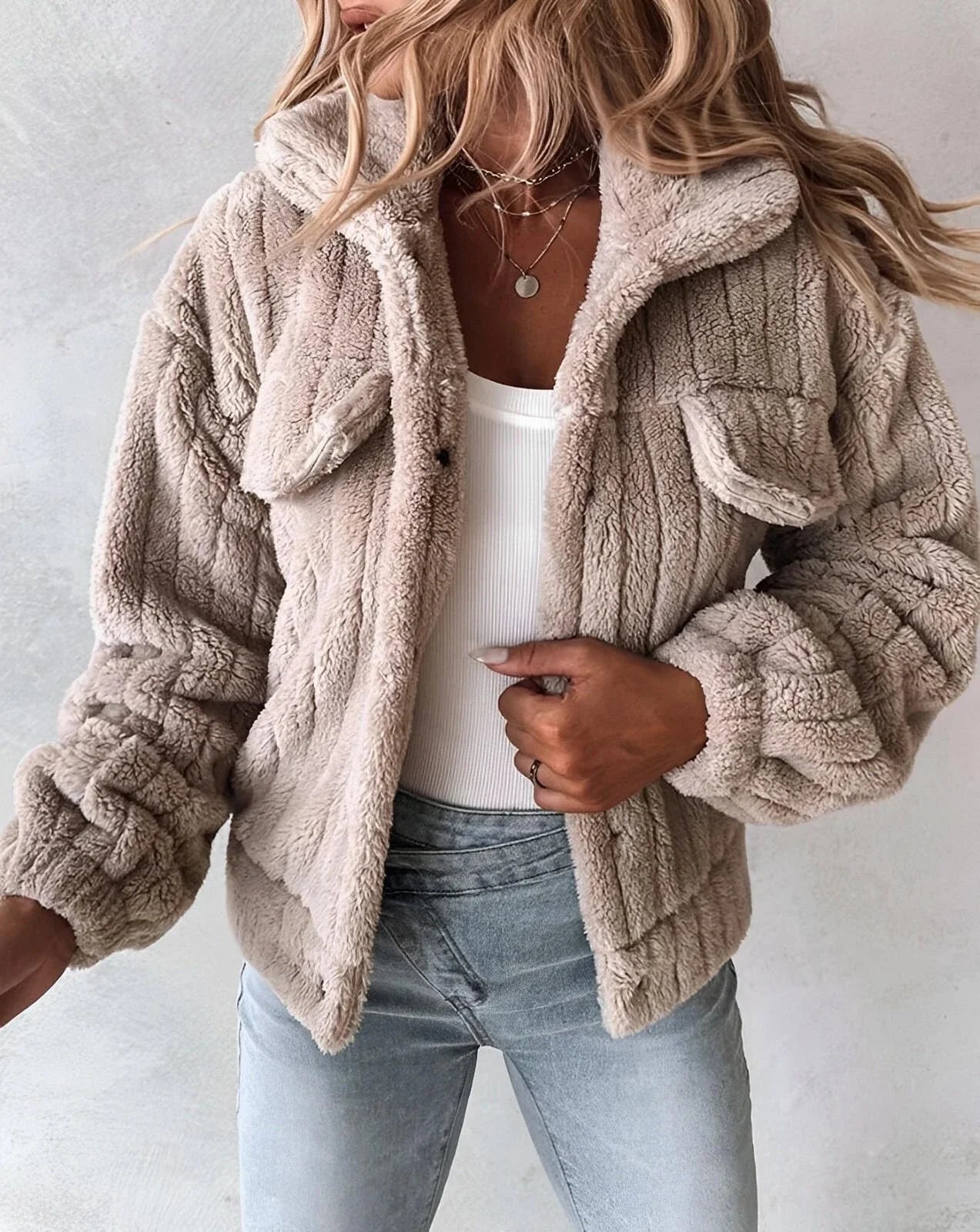 Chic Women's Teddy Jacket