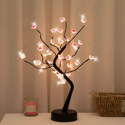 Captivating Touch-Activated LED Tree Night Light