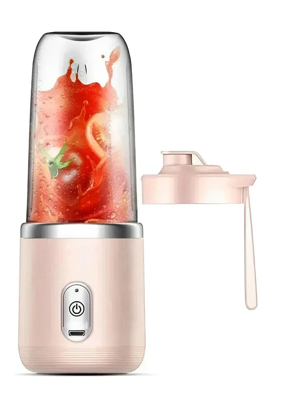 Effortless Smoothie Maker - Compact Electric Juicer with Stainless Steel Blades for Perfect Fruit Blending - Homavendi