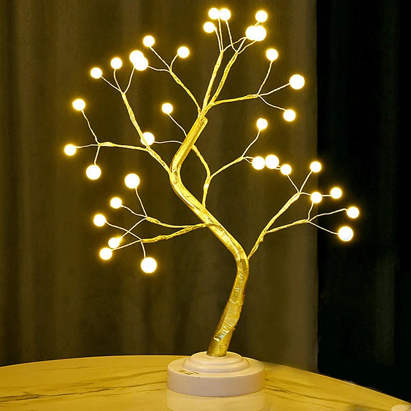 Captivating Touch-Activated LED Tree Night Light