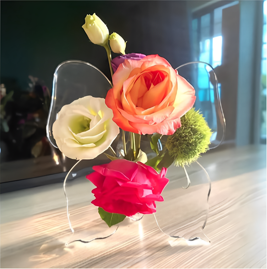 Elegant Butterfly Acrylic Vase for Sophisticated Decor